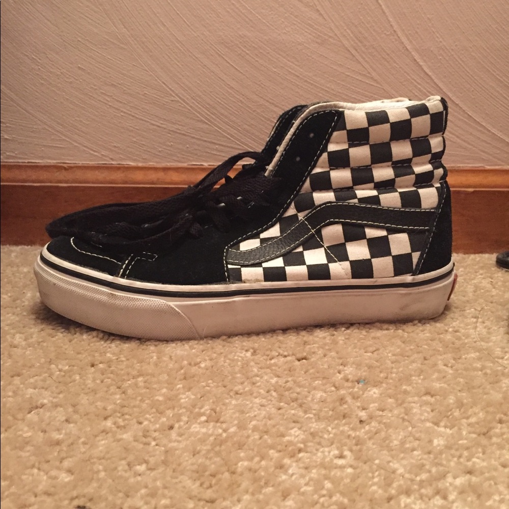 Vans Sk8-hi black checkered
